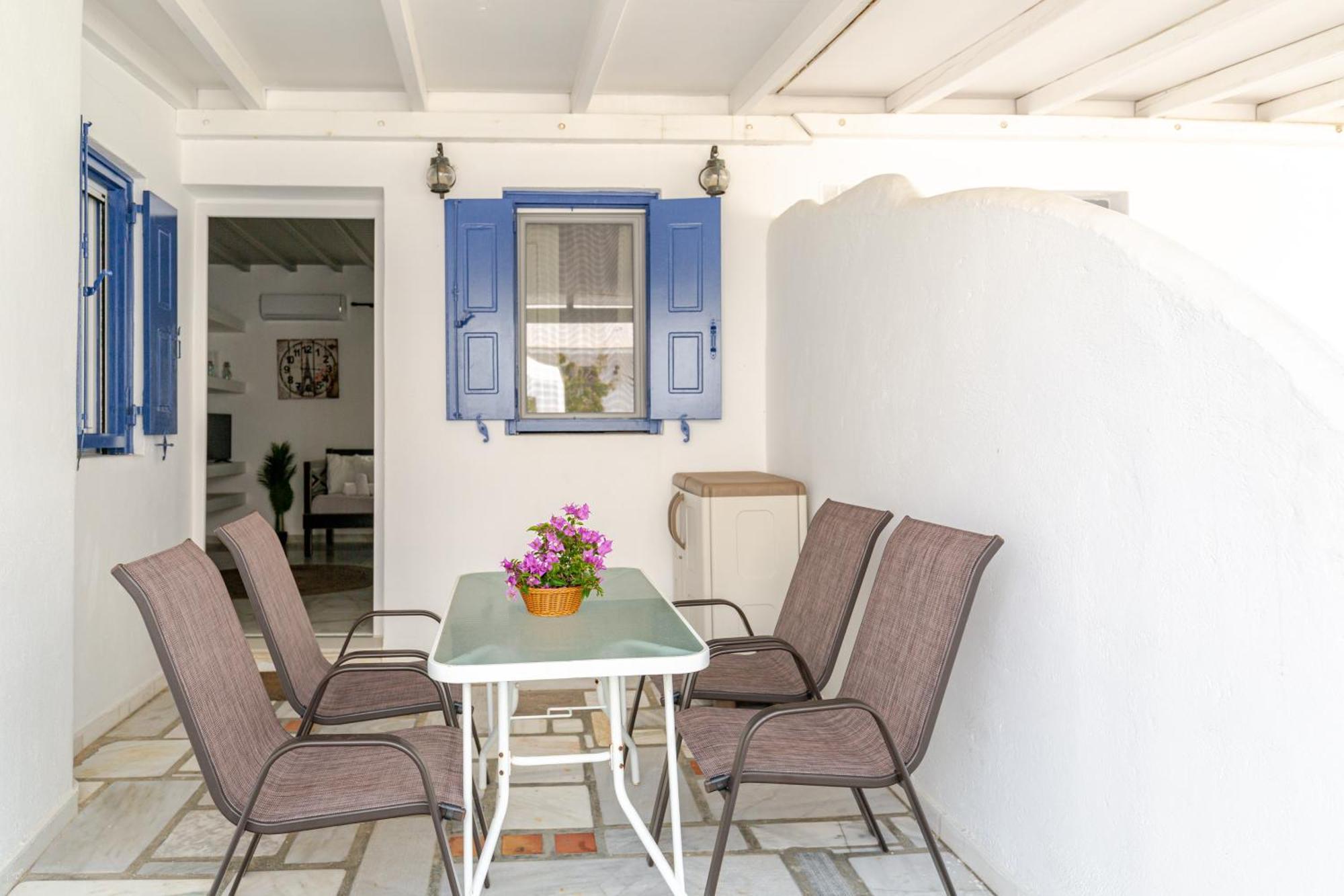 Elenitas Beach House In Ornos Exterior foto